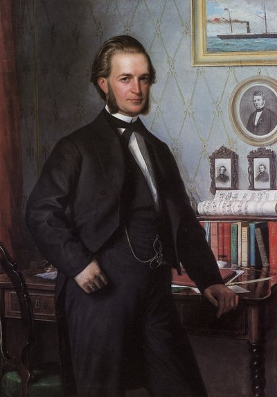 Portrait de Johan Hansen - Carl Heinrich Bloch